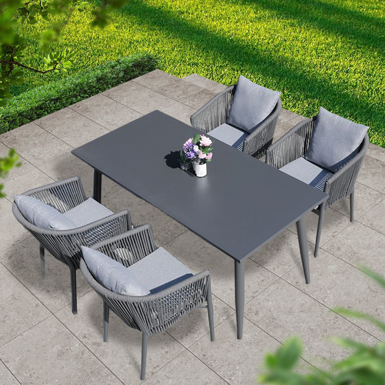 Aluminium discount chairs garden